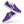 Carregar imagem no visualizador da galeria, Genderfluid Pride Colors Original Purple Slip-On Shoes
