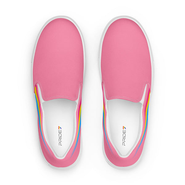 Pansexual Pride Colors Original Pink Slip-On Shoes