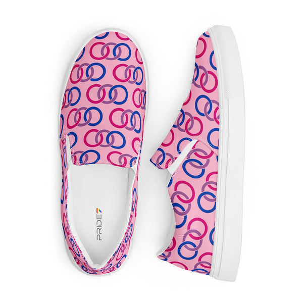 Bisexual Classic Pink Slip-On Shoes