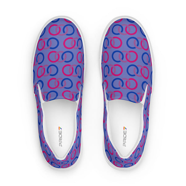 Bisexual Classic Blue Slip-On Shoes