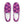 Laden Sie das Bild in den Galerie-Viewer, Genderfluid Pride Classic Violet Slip-On Shoes
