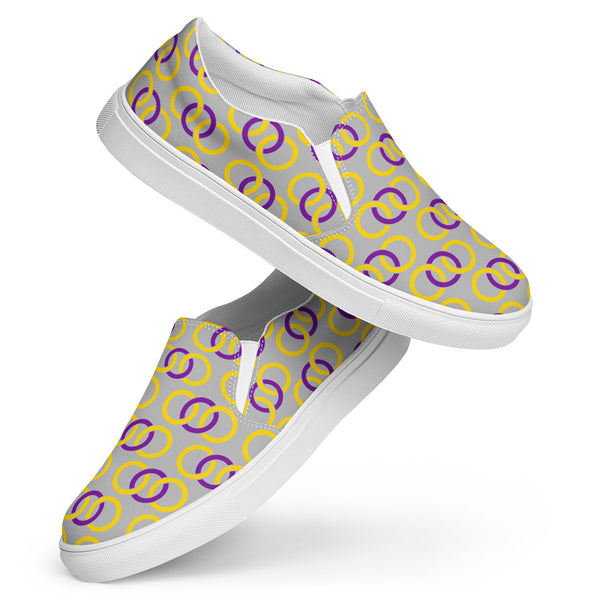 Intersex Pride Classic Gray Slip-On Shoes