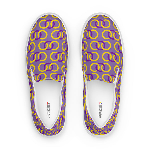 Intersex Pride Classic Purple Slip-On Shoes