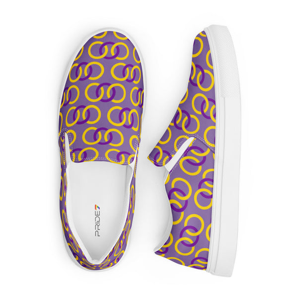 Intersex Pride Classic Purple Slip-On Shoes