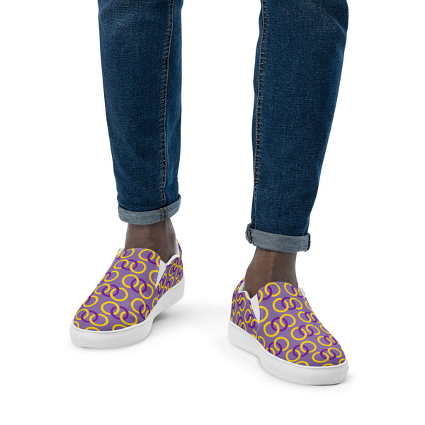 Intersex Pride Classic Purple Slip-On Shoes