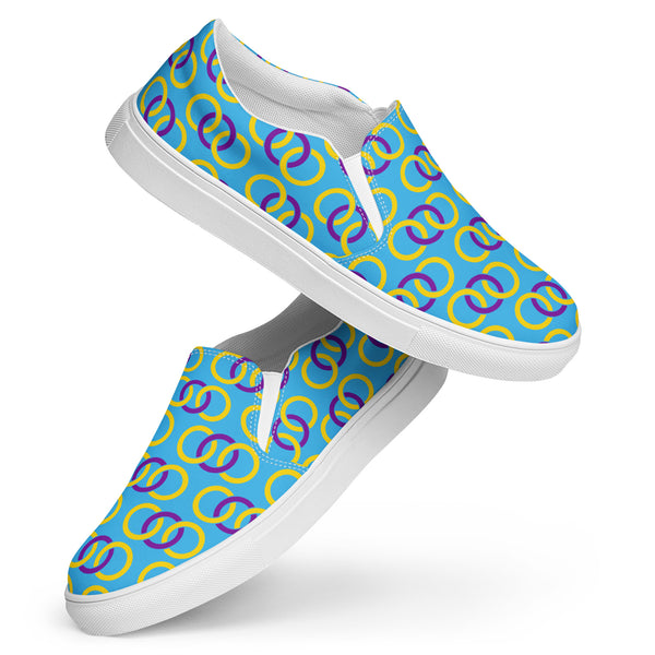 Intersex Pride Classic Blue Slip-On Shoes