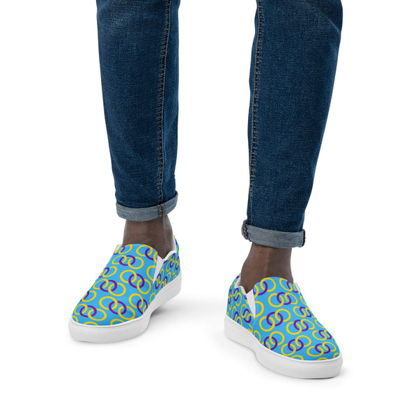 Intersex Pride Classic Blue Slip-On Shoes