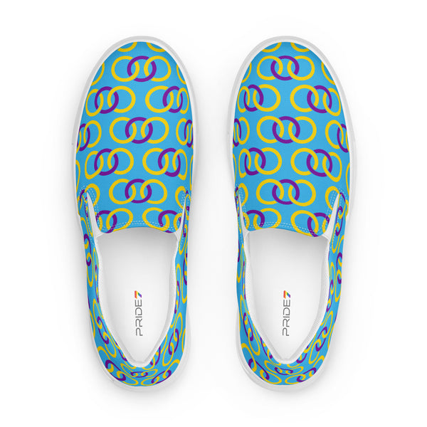 Intersex Pride Classic Blue Slip-On Shoes