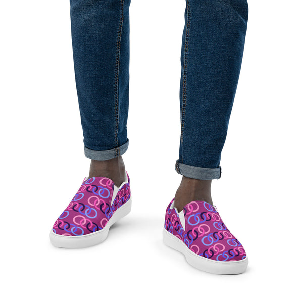 Omnisexual Pride Classic Violet Slip-On Shoes