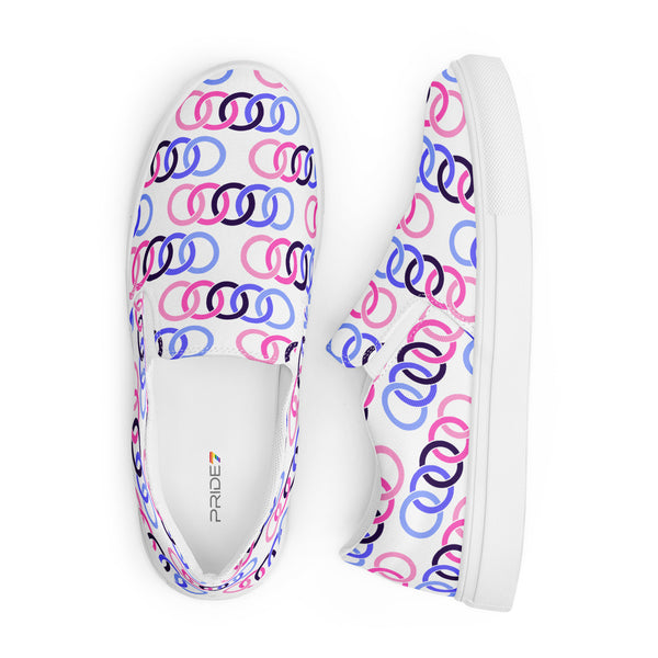 Omnisexual Pride Classic White Slip-On Shoes