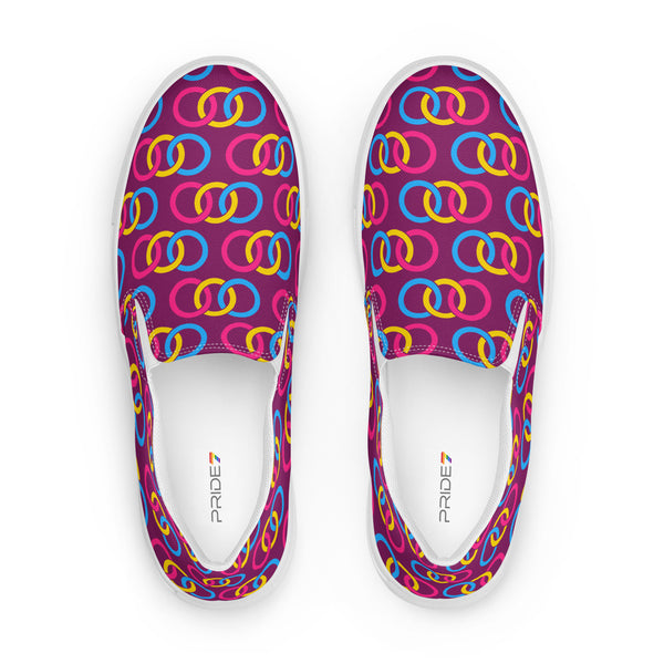 Pansexual Pride Classic Violet Slip-On Shoes