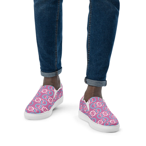 Transgender Pride Classic Pink Slip-On Shoes