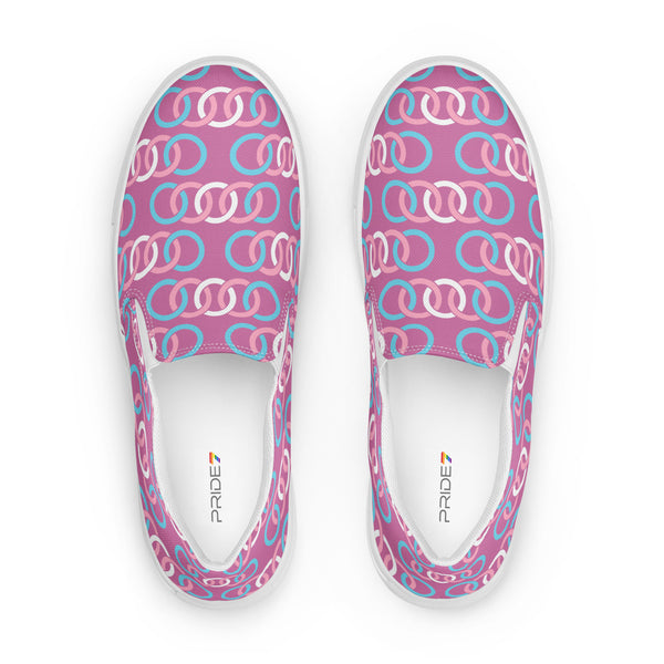 Transgender Pride Classic Pink Slip-On Shoes