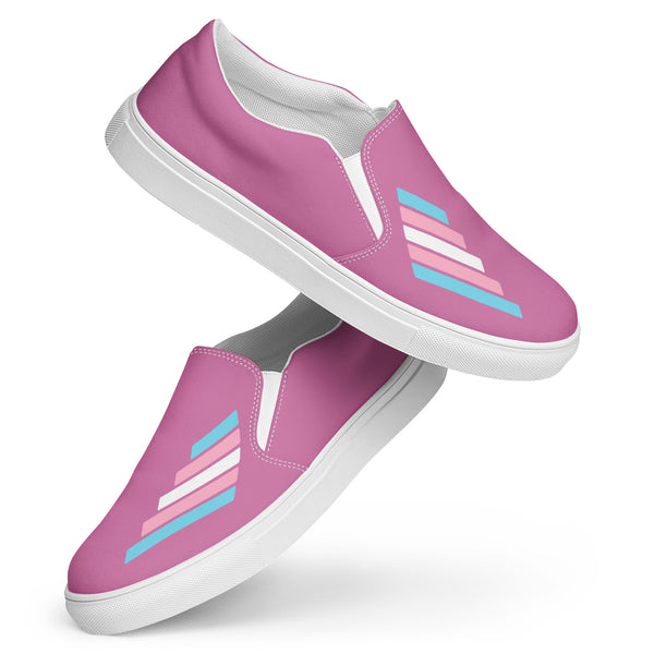 Transgender Pride Modern Pink Slip-On Shoes