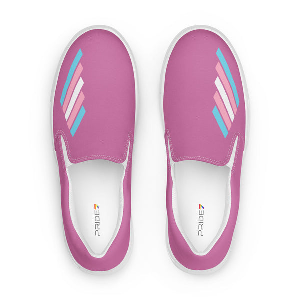 Transgender Pride Modern Pink Slip-On Shoes