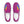 Cargar imagen en el visor de la galería, Pansexual Pride Modern Violet Slip-On Shoes
