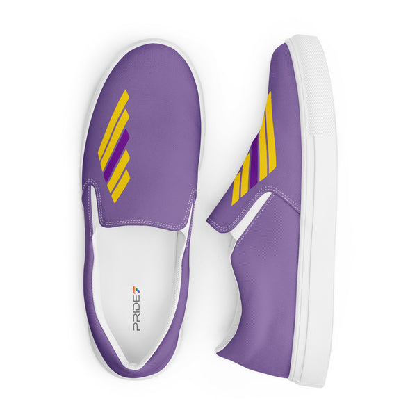 Intersex Pride Modern Purple Slip-On Shoes