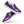 Cargar imagen en el visor de la galería, Genderfluid Pride Modern Purple Slip-On Shoes
