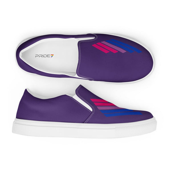 Bisexual Pride Modern Purple Slip-On Shoes