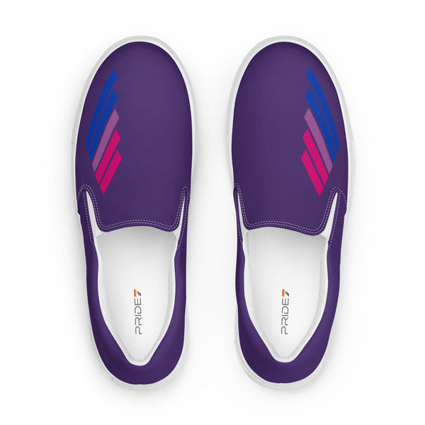 Bisexual Pride Modern Purple Slip-On Shoes