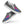 Charger l&#39;image dans la galerie, Bisexual Pride Modern Gray Slip-On Shoes
