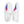 Laden Sie das Bild in den Galerie-Viewer, Bisexual Pride Modern White Slip-On Shoes
