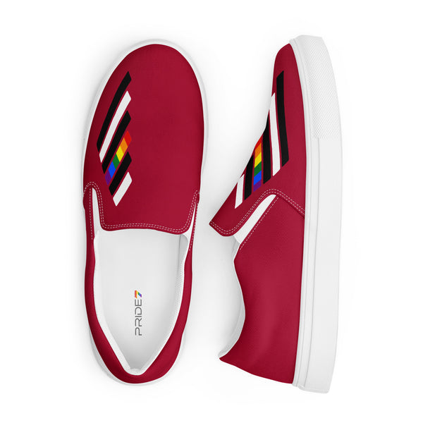 Ally Pride Modern Red Slip-On Shoes