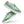 Load image into Gallery viewer, Agender Pride Modern Green Slip-On Shoes
