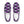 Cargar imagen en el visor de la galería, Asexual Pride Casual Purple Slip-On Shoes
