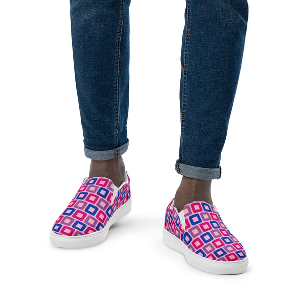 Bisexual Pride Casual Pink Slip-On Shoes