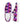 Charger l&#39;image dans la galerie, Genderfluid Pride Casual Violet Slip-On Shoes
