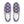 Charger l&#39;image dans la galerie, Genderqueer Pride Casual Purple Slip-On Shoes
