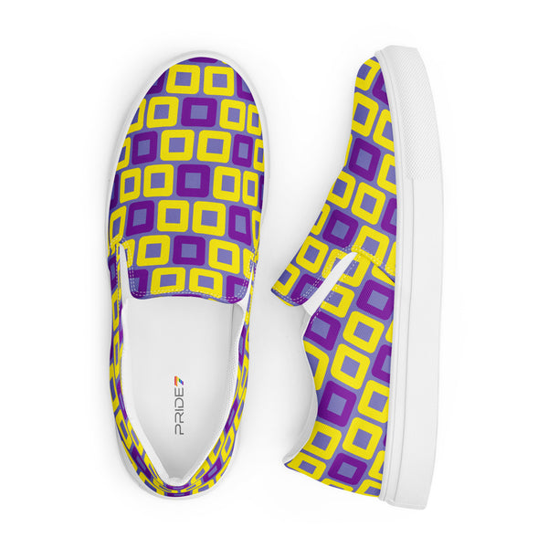 Intersex Pride Casual Purple Slip-On Shoes