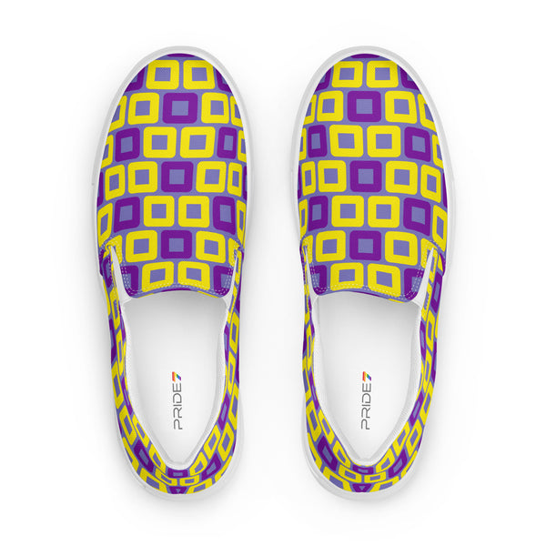 Intersex Pride Casual Purple Slip-On Shoes