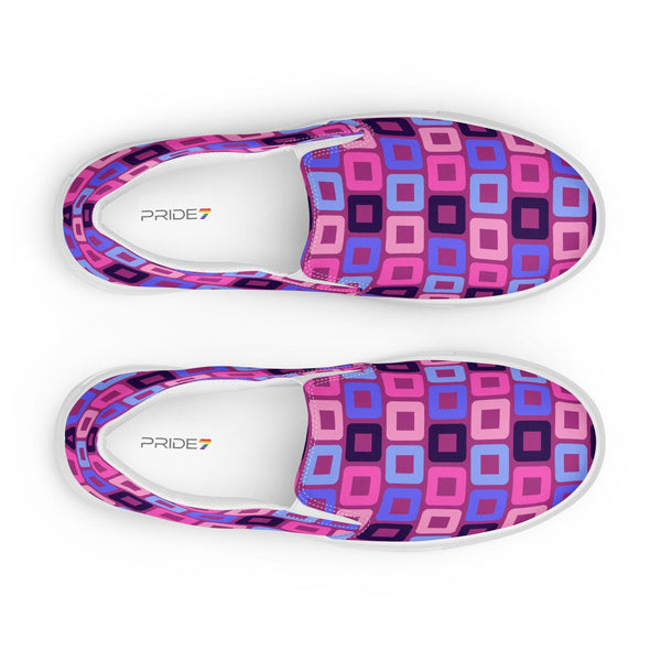 Omnisexual Pride Casual Violet Slip-On Shoes