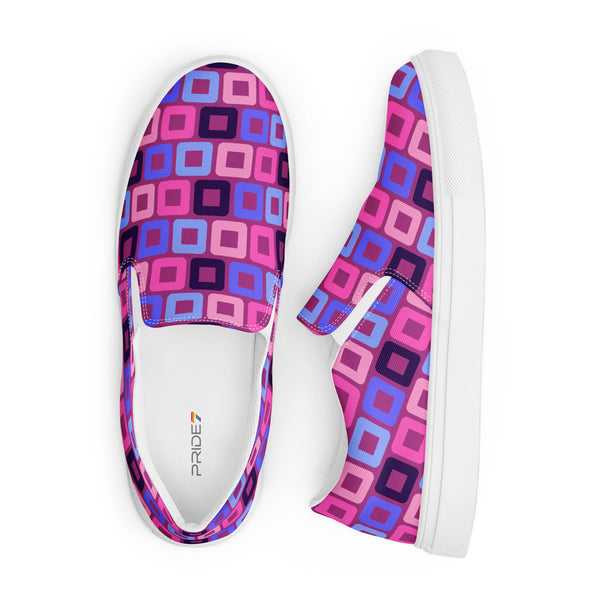 Omnisexual Pride Casual Violet Slip-On Shoes