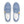 Load image into Gallery viewer, Pinstriped Gay Pride Blue Slip-On Shoes
