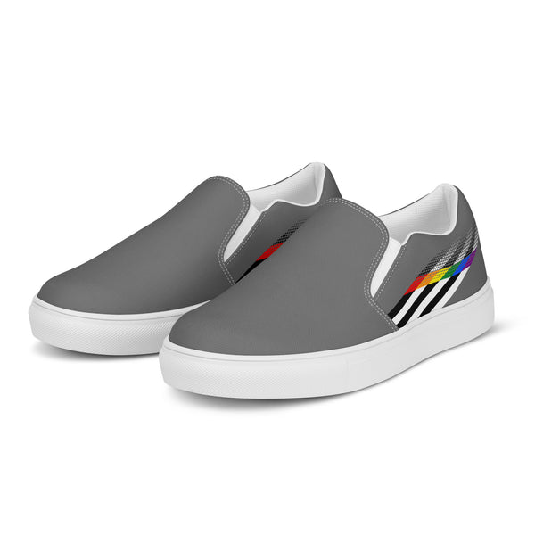 Ally Pride Colors Original Gray Slip-On Shoes
