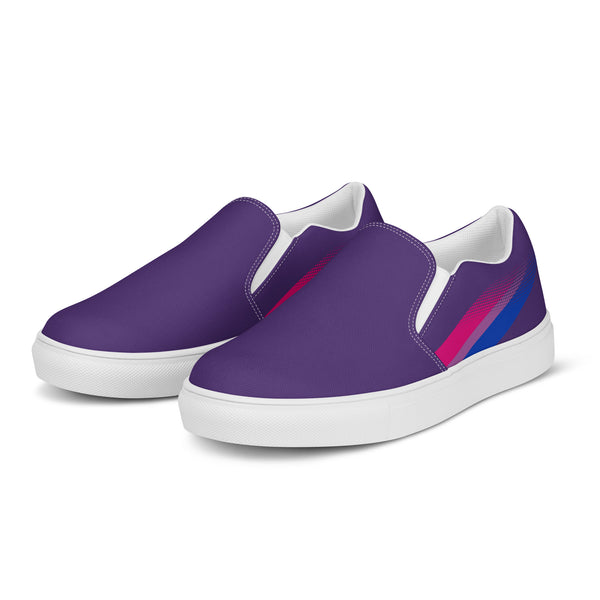 Bisexual Pride Colors Original Purple Slip-On Shoes