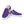 Charger l&#39;image dans la galerie, Genderqueer Pride Colors Original Purple Slip-On Shoes
