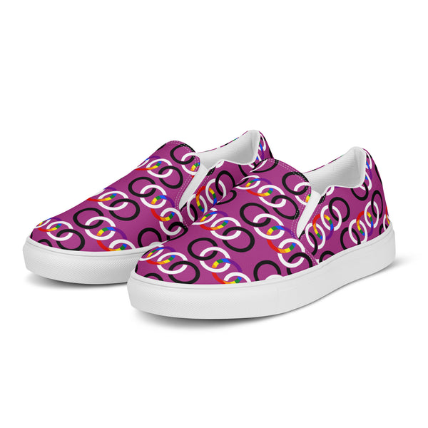 Ally Classic Purple Slip-On Shoes