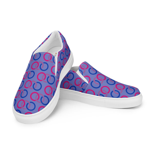 Bisexual Classic Blue Slip-On Shoes