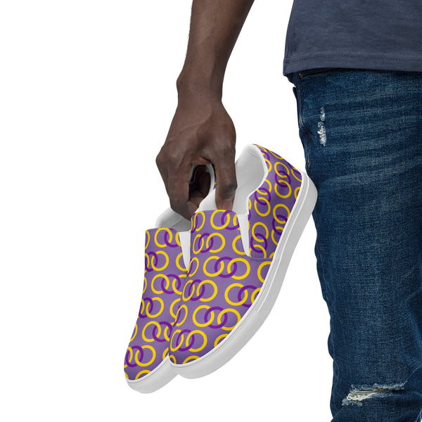 Intersex Pride Classic Purple Slip-On Shoes