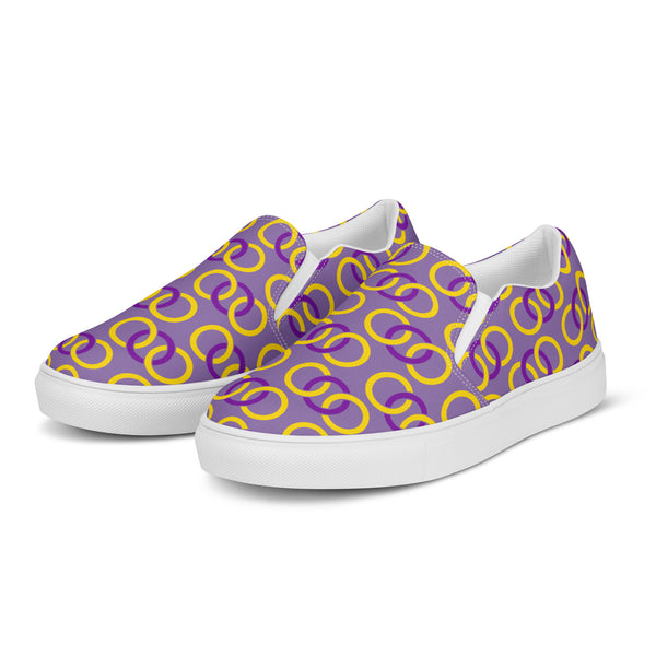 Intersex Pride Classic Purple Slip-On Shoes