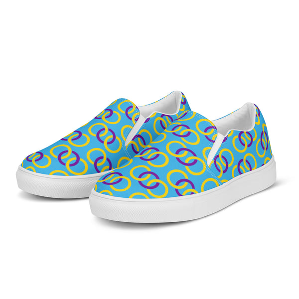 Intersex Pride Classic Blue Slip-On Shoes