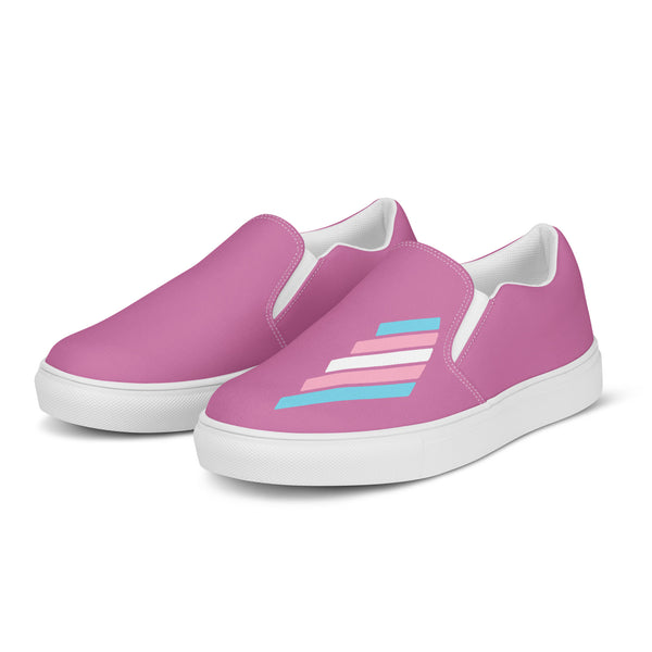 Transgender Pride Modern Pink Slip-On Shoes