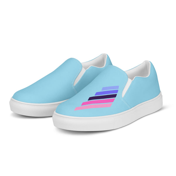 Omnisexual Pride Modern Blue Slip-On Shoes