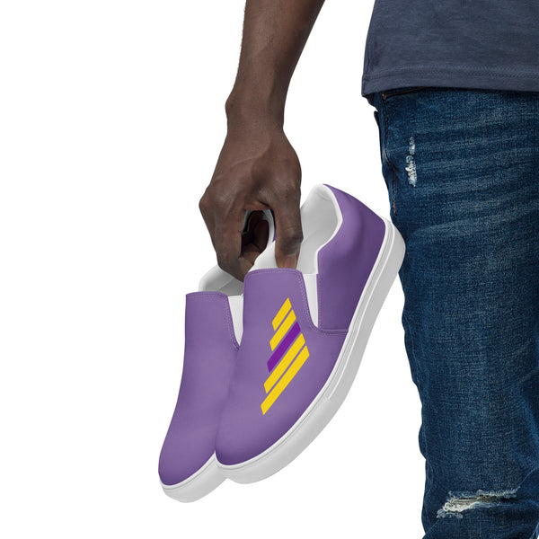 Intersex Pride Modern Purple Slip-On Shoes