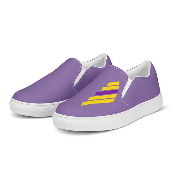 Intersex Pride Modern Purple Slip-On Shoes