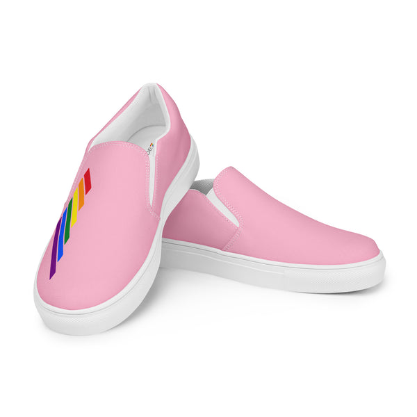 Gay Pride Modern Pink Slip-On Shoes